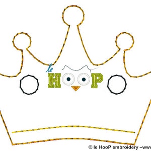 CROWN Shoe Charms Wings Tags Machine Applique Embroidery design ITH In The Hoop cosplay queen king royalty shoelace halloween image 3