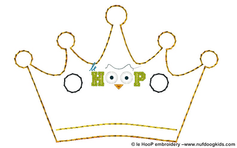 CROWN Shoe Charms Wings Tags Machine Applique Embroidery design ITH In The Hoop cosplay queen king royalty shoelace halloween image 3