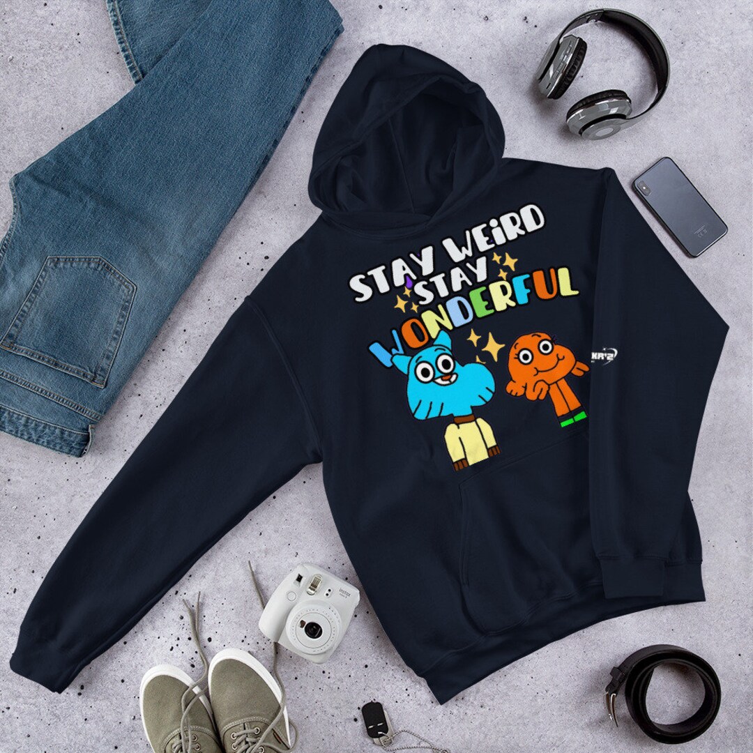 Gumball and Darwin Hoodie Cartoon Character Apparel Cartoon Hoodie