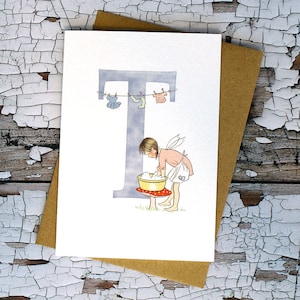 Carte ABC lettre T