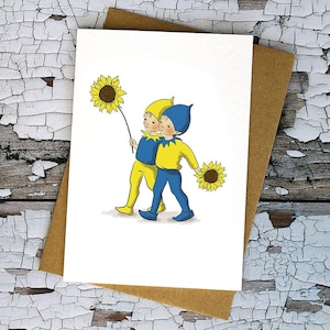 Stare con l'Ucraina pixie card. Tutti i profitti andranno a DEC Ucraina Appello umanitario