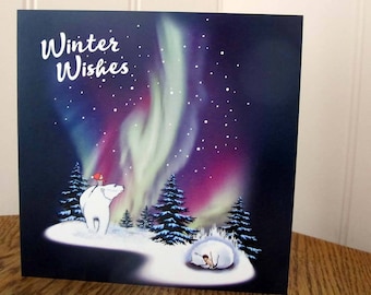 Northern Lights Friends card