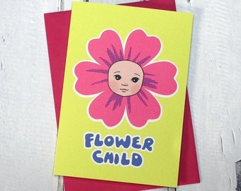 Flower Child card