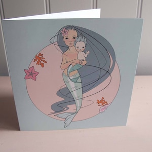 Carte Maman Sirène