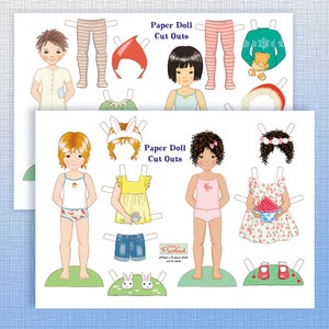 4 paper dolls to download