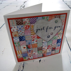 Carte carrée patchwork