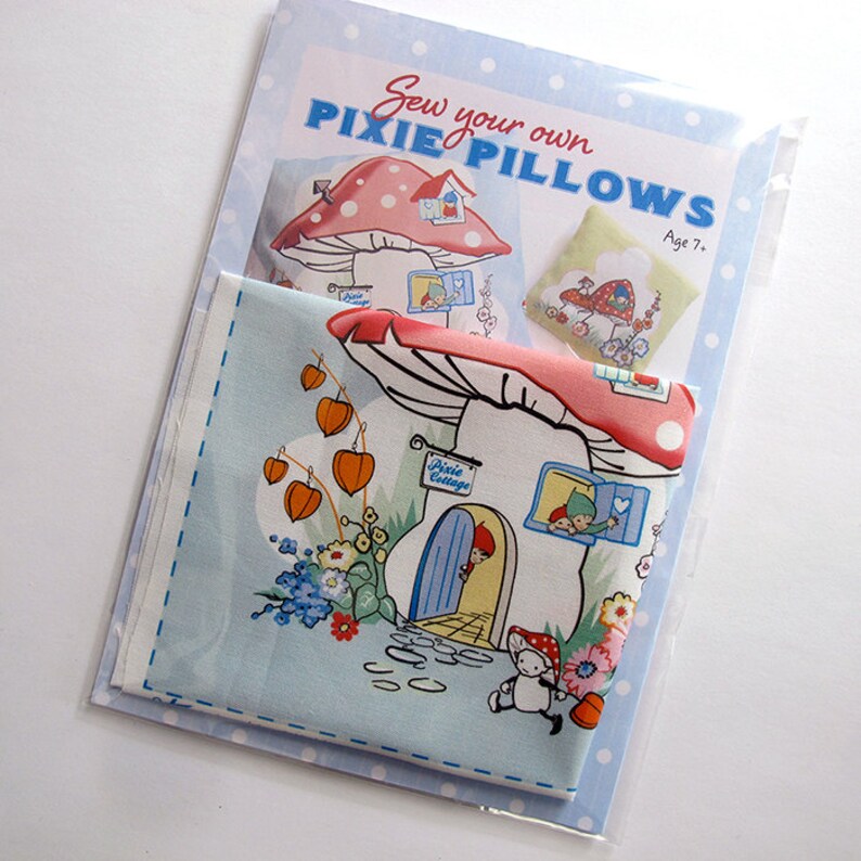 Sew your own Pixie Pillows kit Etsy