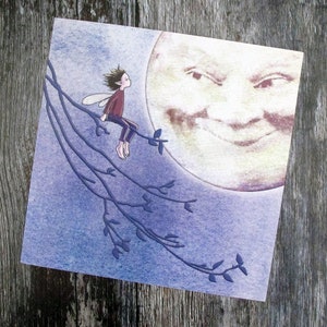 Vierkante kaart Elfin Moonlight