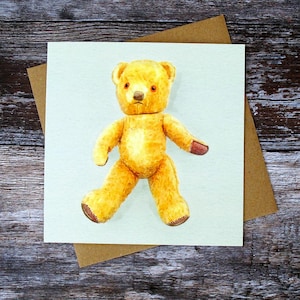 Cartão vintage do Big Ted