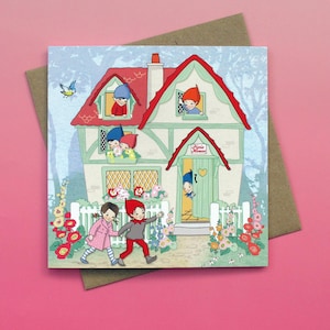 Tarjeta de la Casa de las Hadas Grande