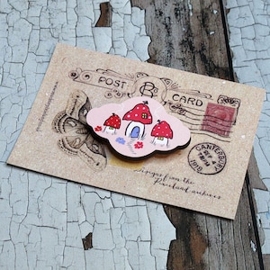 Broche champignons vénéneux