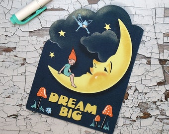 Dream Big die cut postcard