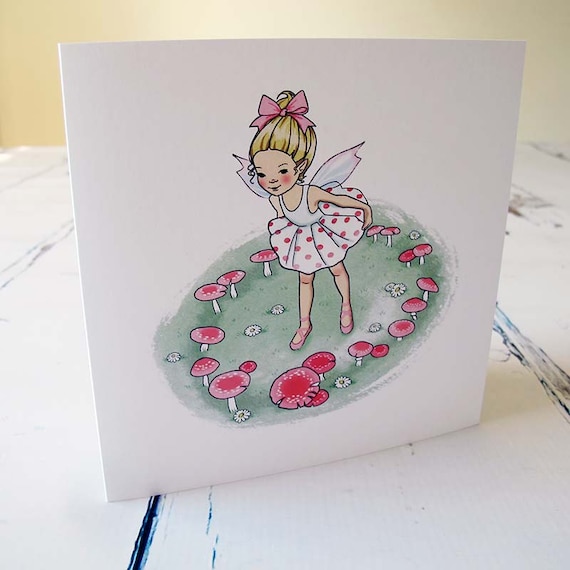 The Fairy Ring Dance Card Etsy