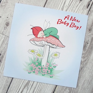 Baby Boy Pixie-kaart