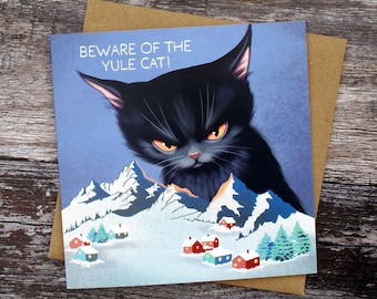 Yule Cat card