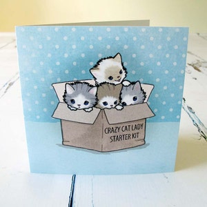 Carte Crazy Cat Lady Starter Kit