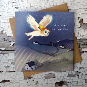 Carte Hibou et lutin