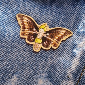 Happy Moth Pin