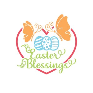 Easter Blessing PNG & SVG Files