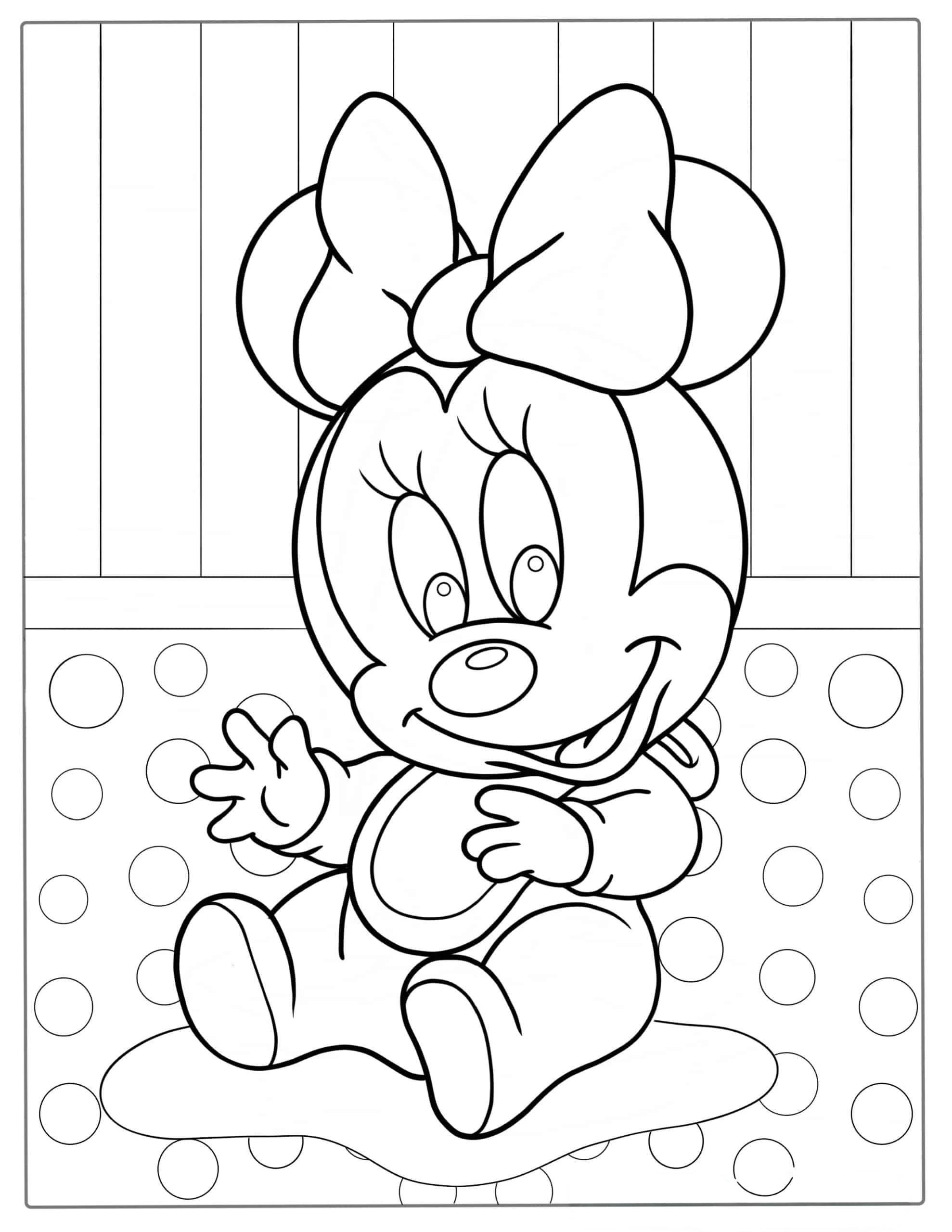 Minnie Mouse Coloring Pages, coloring picture,goril coloring book, children's coloring pages, coloring sheets, coloring page, coloring pages