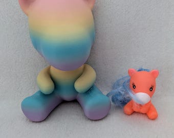 3D Printed Blank Takara Fashion Pony  Rainbow Pastel
