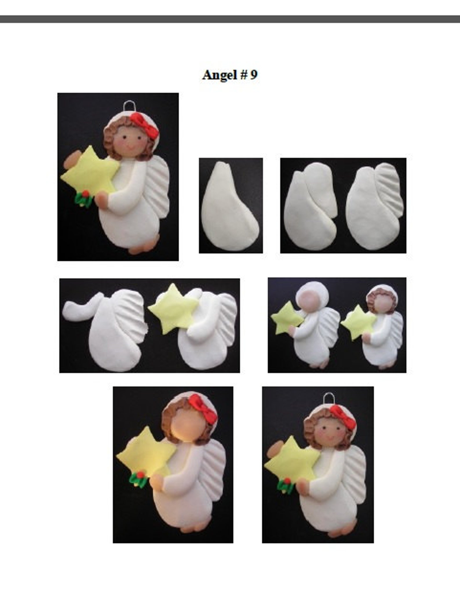 Polymer Clay Tutorial. ANGELS Learn How to Make 25 Polymer Etsy