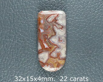 Designer Cabochon Crazy Lace Agate