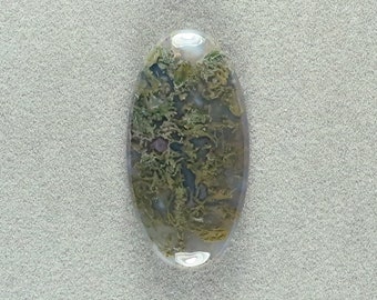 Designer Cabochon Oregon Moss Agate