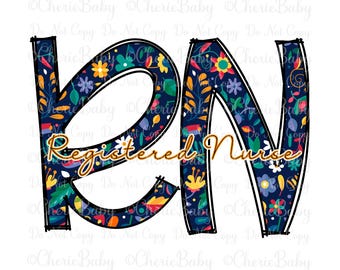 RN png, Digital Download, Sublimation & DTF, Registered Nurse Shirt Design