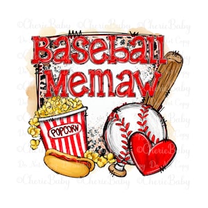 Diseño de sublimación de abuela de béisbol, PNG imprimible, descarga digital DTF, apariencia de blanqueador falso, estampado de leopardo, diseño de camiseta deportiva de abuela