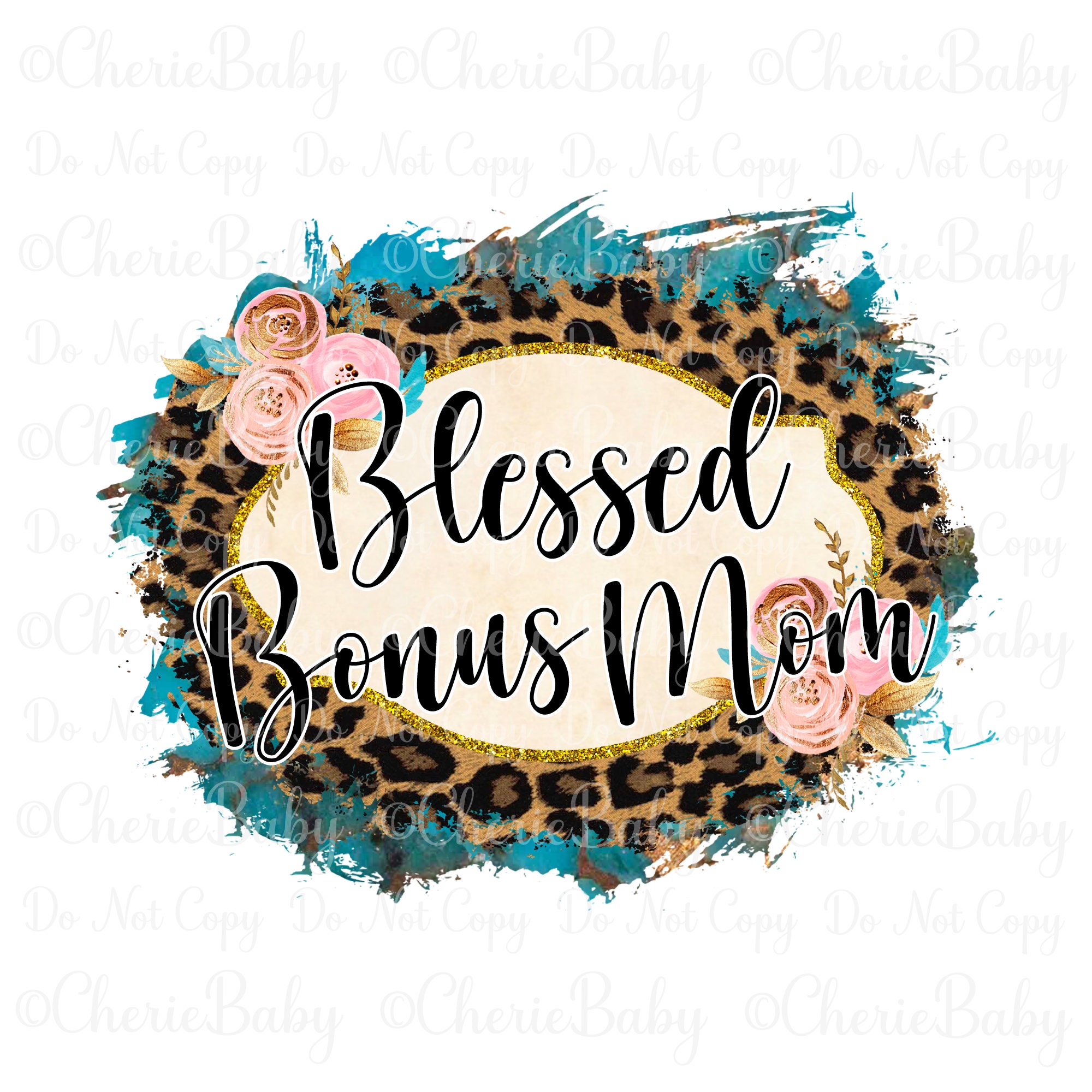 Blessed bonus mom sublimation design printable png digital  etsy Blessed bonus mom sublimation design printable png digital  etsy