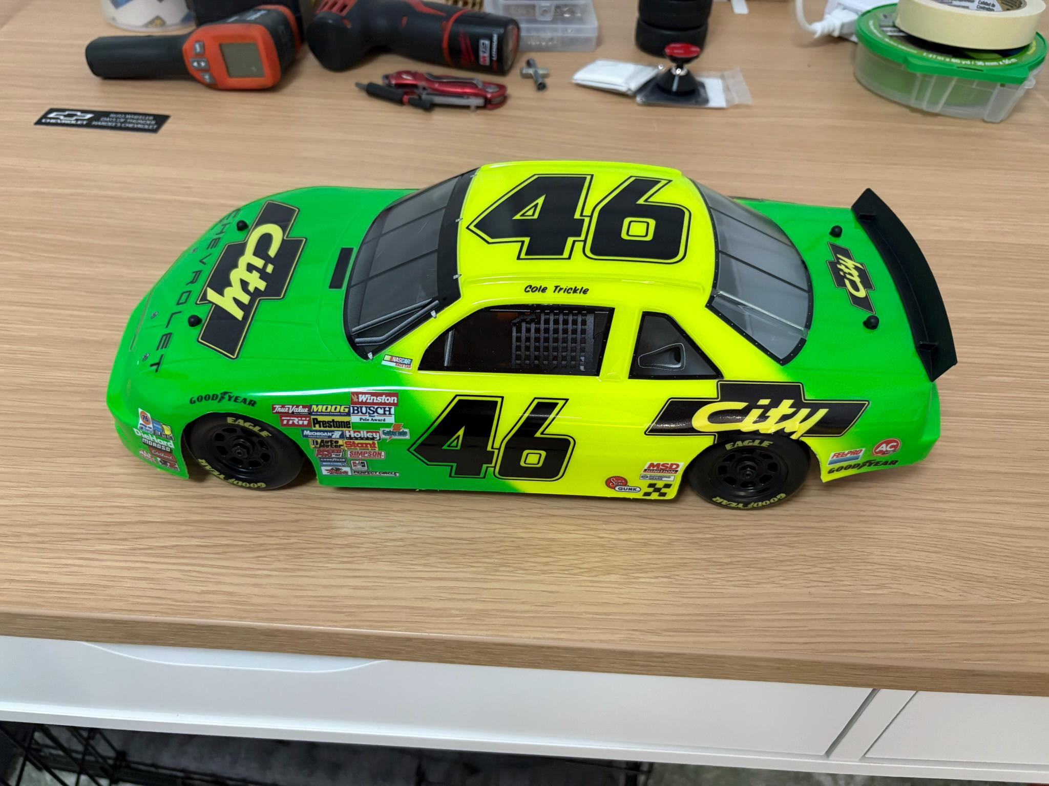 Losi 1:12 Cole Trickle #46 City Chevy NASCAR Vinyl Decals - Etsy