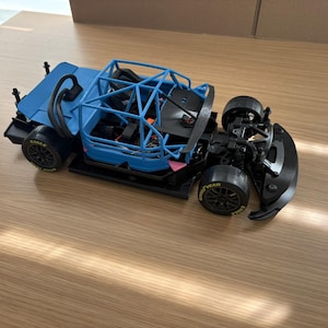 1:12 Losi NASCAR Carbon Look Undertray Floorpan 3D Printed image 9