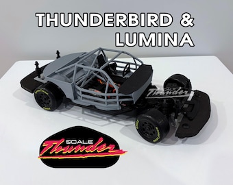 1:12 Losi NASCAR Lumina/Thunderbird Roll Cage Interior Kit 3D Printed
