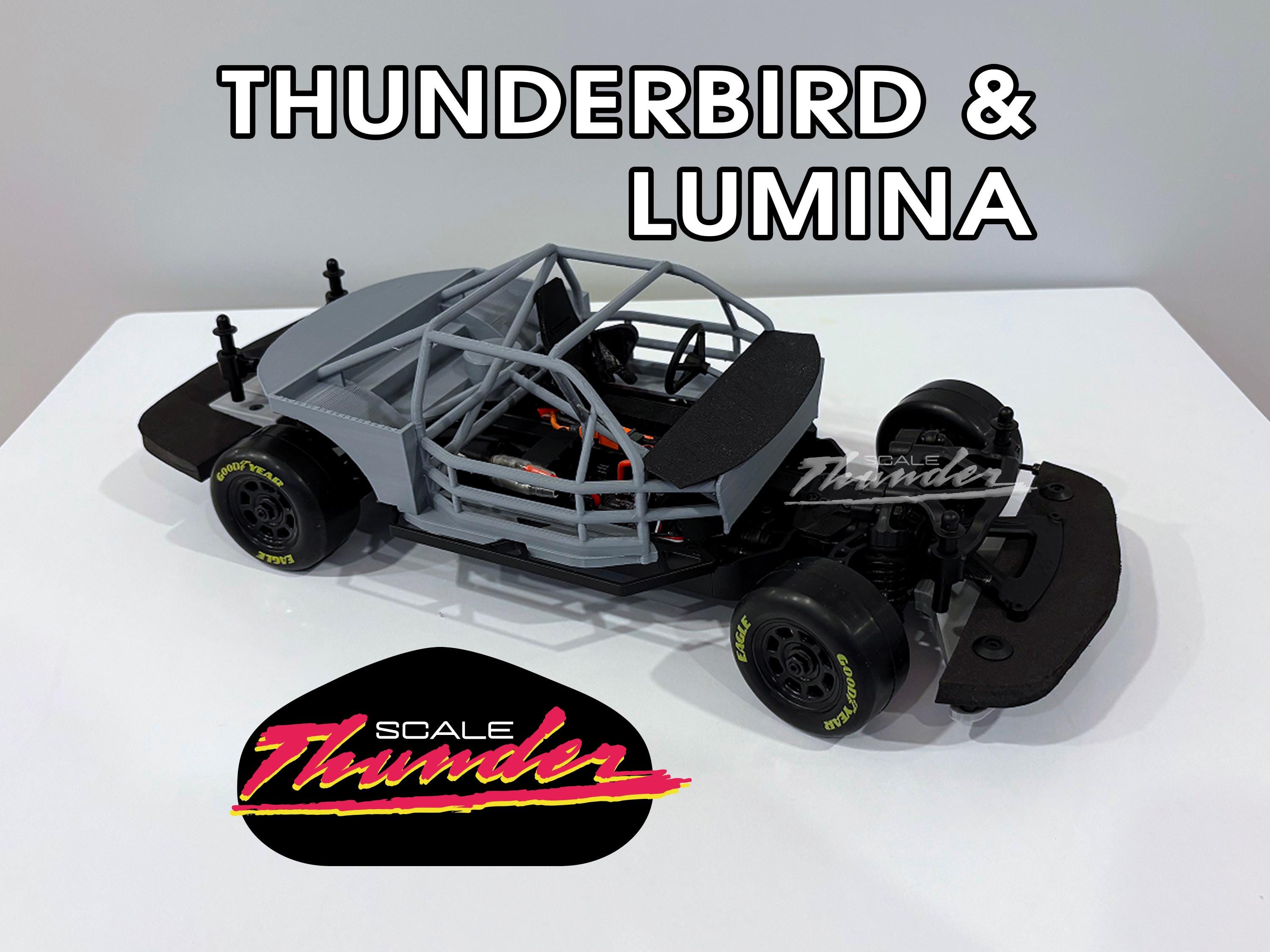 1:12 Losi NASCAR Lumina/Thunderbird ロールケージ内装キット 3D 