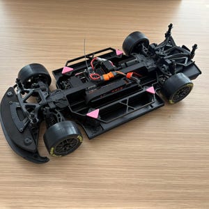 1:12 Losi NASCAR Carbon Look Undertray Floorpan 3D Printed image 2