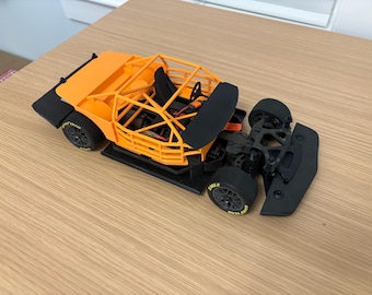 1:12 Losi NASCAR 1986 Monte Carlo Aerocoupe Roll Cage Interior Kit 3D Printed