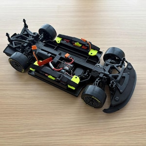 1:12 Losi NASCAR Carbon Look Undertray Floorpan 3D Printed image 6