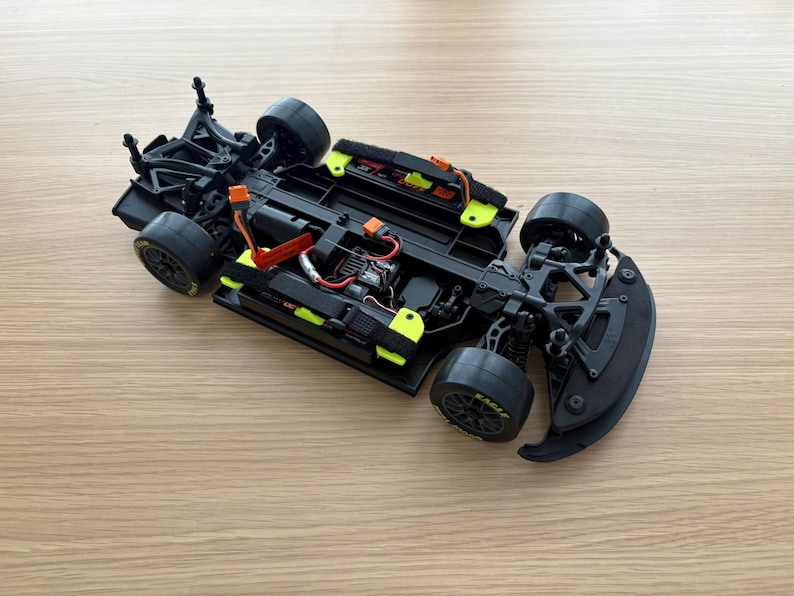 1:12 Losi NASCAR Carbon Look Undertray Floorpan 3D Printed image 6