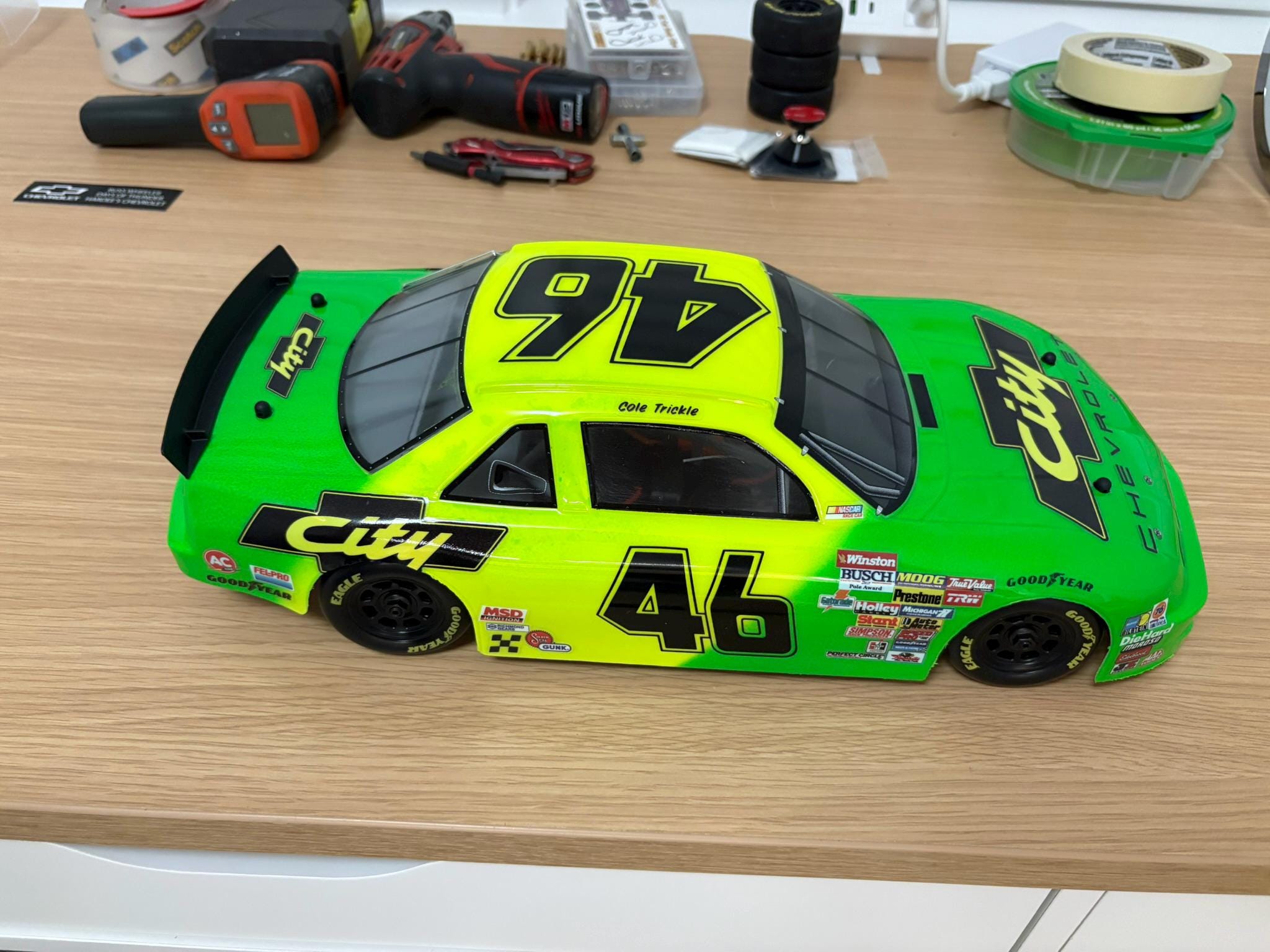 Losi 1:12 Cole Trickle #46 City Chevy NASCAR Vinyl Decals - Etsy