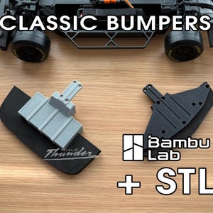 1:12 Losi NASCAR Bumper Kit Splitter/Diffuser Delete Digital STL 3D Print File Bambu