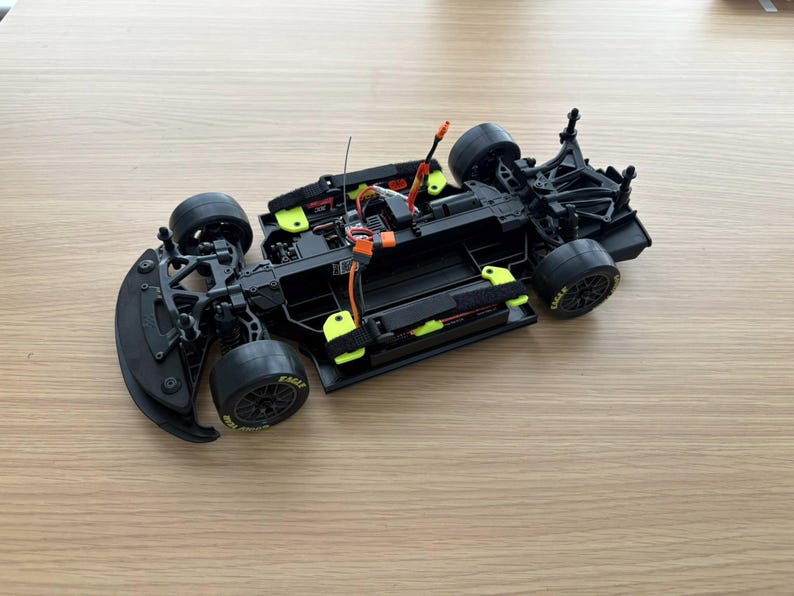 1:12 Losi NASCAR Carbon Look Undertray Floorpan 3D Printed image 7