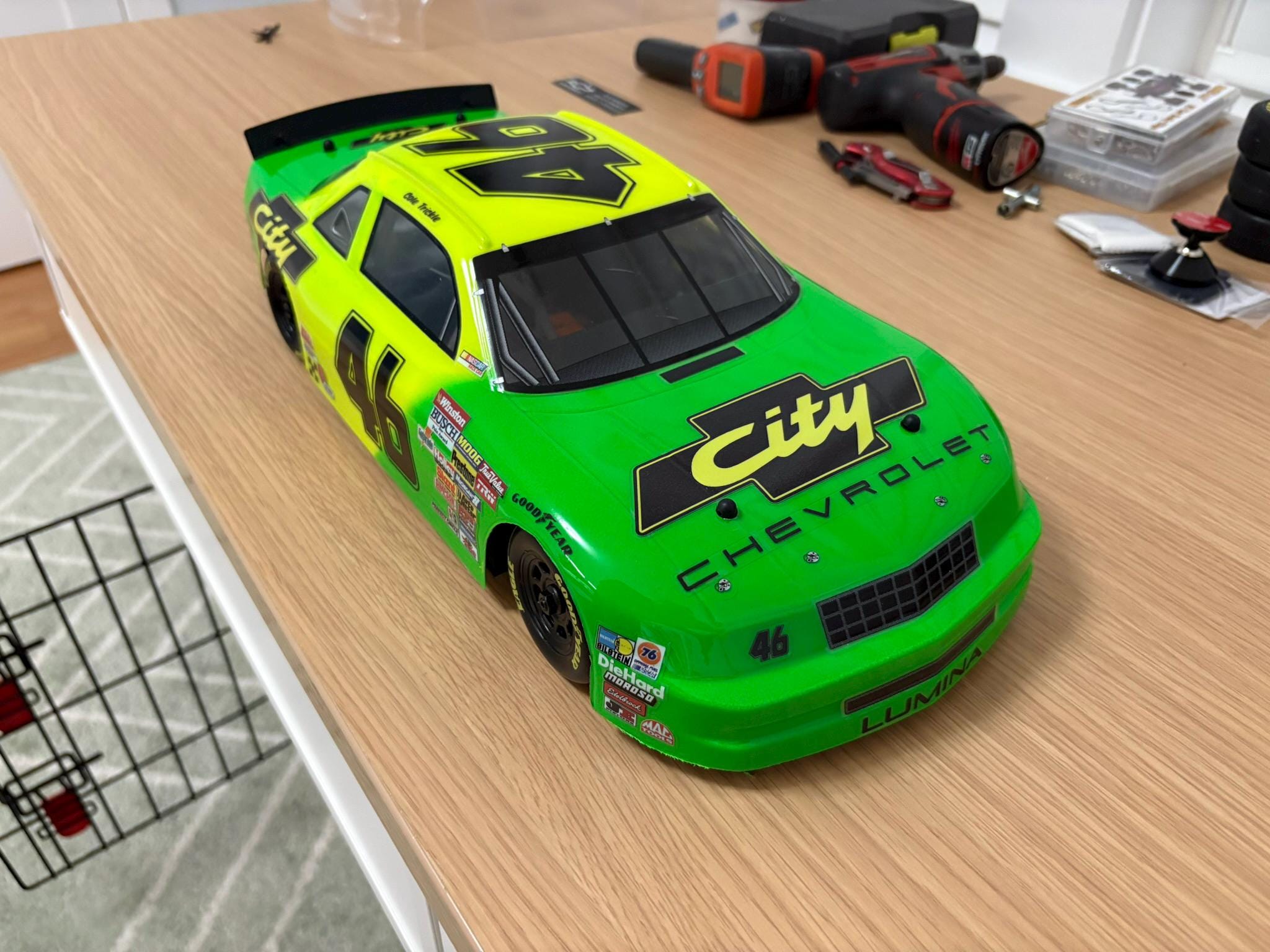 ①☆ Customize Chevy Tracking　　　　　【特典会員限定】 Losi 1:12 Cole Trickle #46 City Chevy NASCAR Vinyl Decals - Etsy