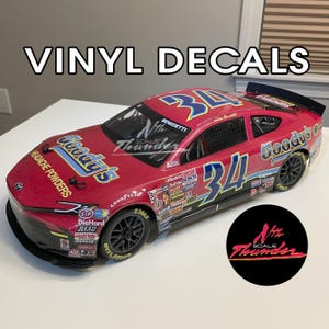 Losi 1:12 DECALS Days of Thunder Aldo Benedetti Goody&#39;s #34 NASCAR Vinyl Sticker Set
