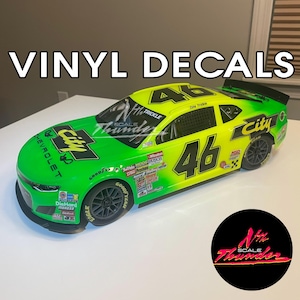 Losi 1:12 DECALS Days of Thunder Cole Trickle CITY #46 NASCAR Chevy Vinyl Sticker Set