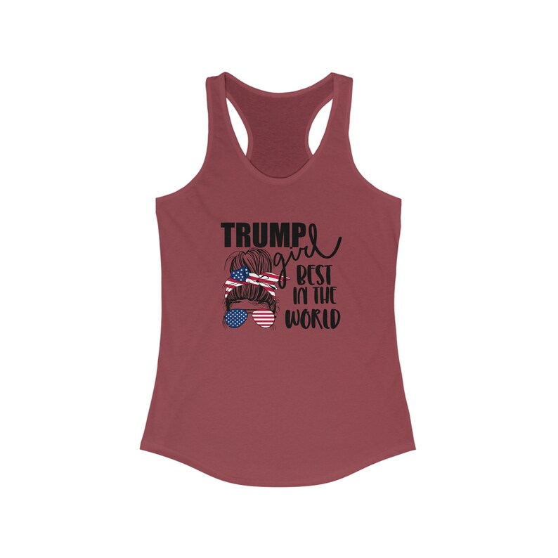 Trump Girl Best In The World Tank Top. Women for Trump Tank Top. Trump 2024. Republican image 7