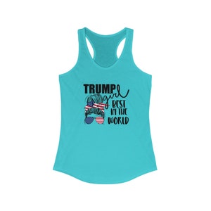 Trump Girl Best In The World Tank Top. Women for Trump Tank Top. Trump 2024. Republican image 4