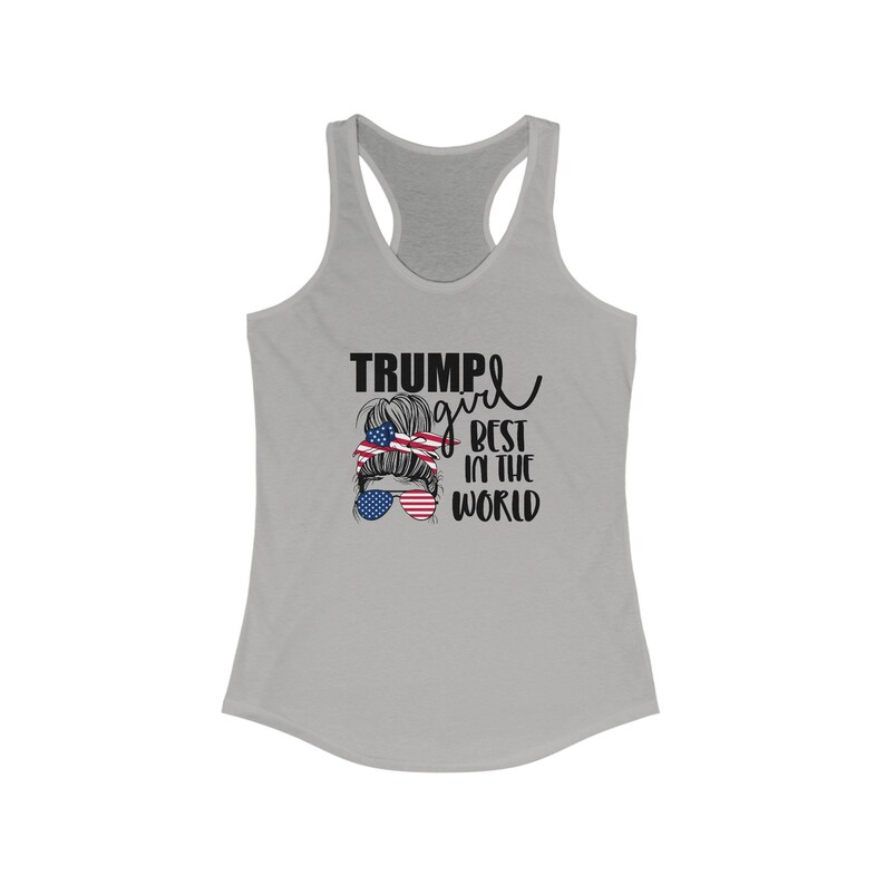 Trump Girl Best In The World Tank Top. Women for Trump Tank Top. Trump 2024. Republican image 3