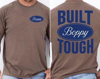 Built Boppy Tough Shirt T-shirt | Retro Gym Muscle Design