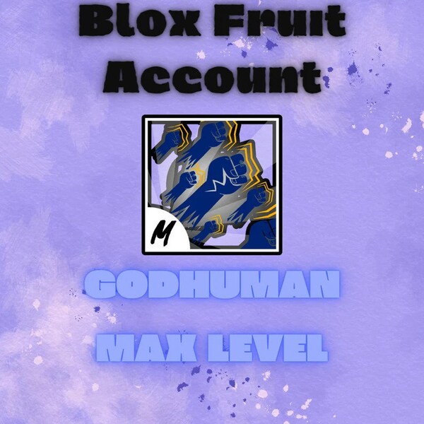 Blox Fruit - Godhuman Max Level Account - Unverified